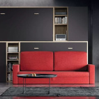 DOBLE CAMA ABATIBLE CON SOF&Aacute; 